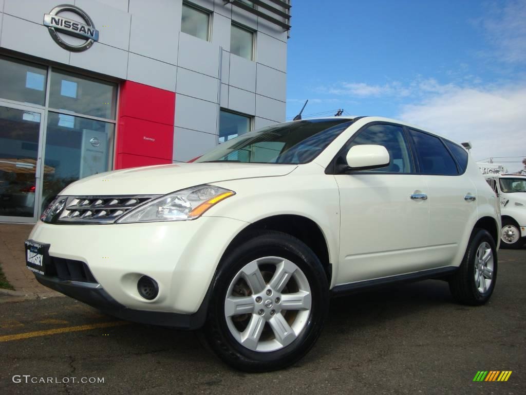 2006 Murano S AWD - Glacier Pearl / Cafe Latte photo #4