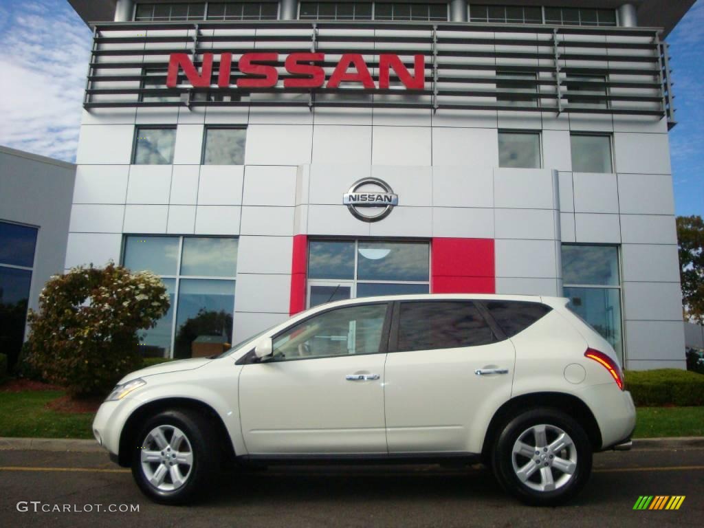 2006 Murano S AWD - Glacier Pearl / Cafe Latte photo #6