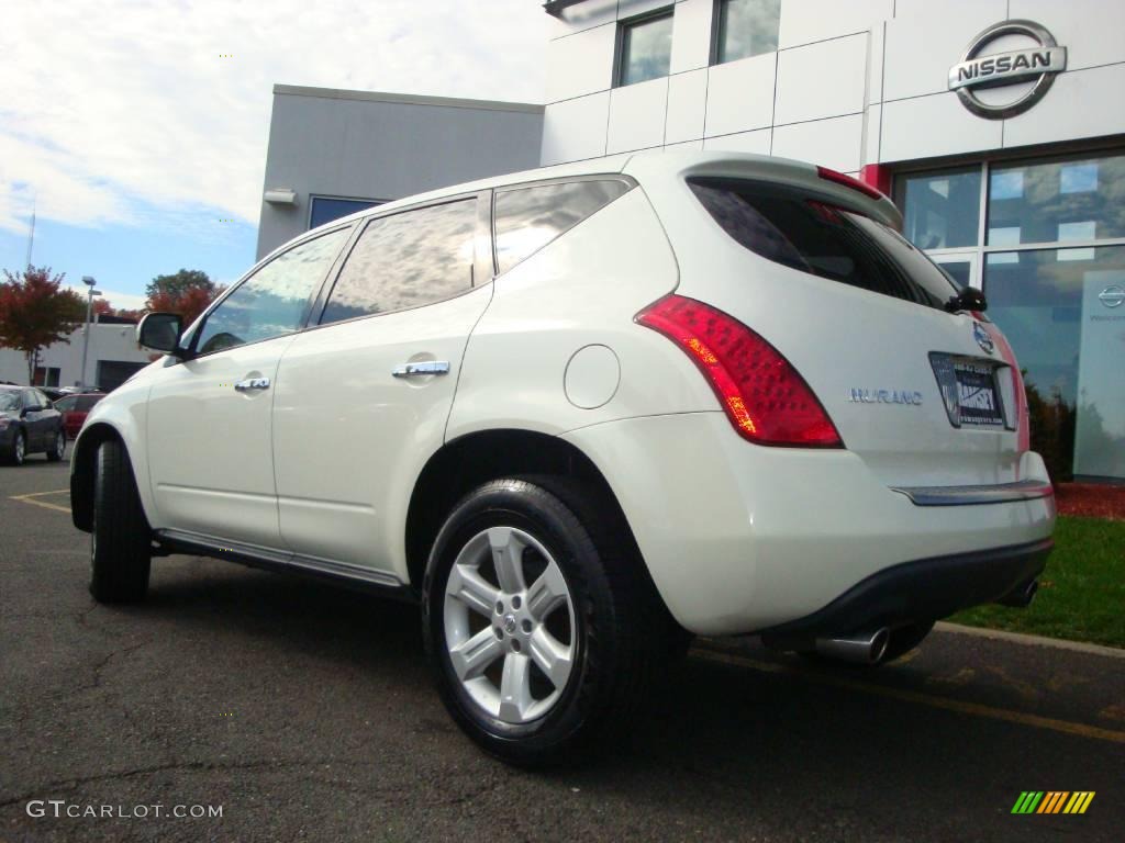 2006 Murano S AWD - Glacier Pearl / Cafe Latte photo #7