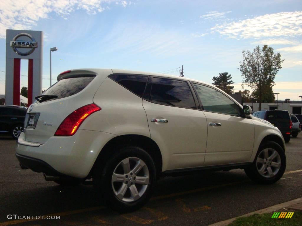 2006 Murano S AWD - Glacier Pearl / Cafe Latte photo #12