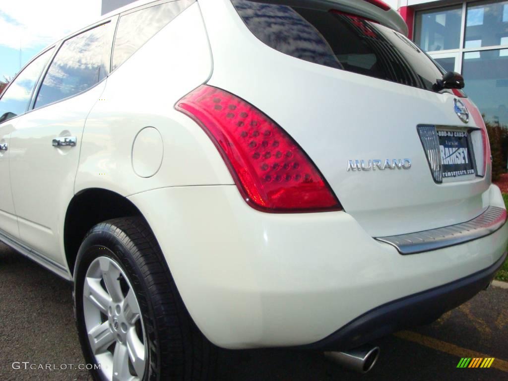 2006 Murano S AWD - Glacier Pearl / Cafe Latte photo #20