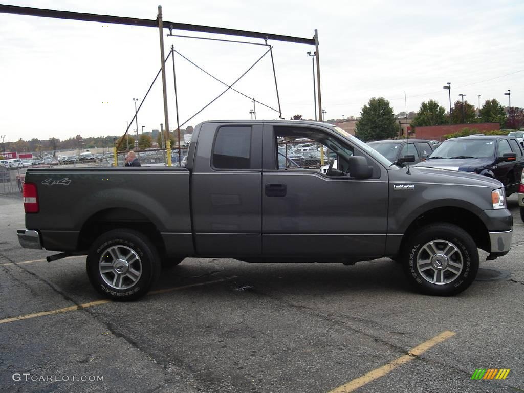 2007 F150 XLT SuperCab 4x4 - Dark Shadow Grey Metallic / Medium Flint photo #6