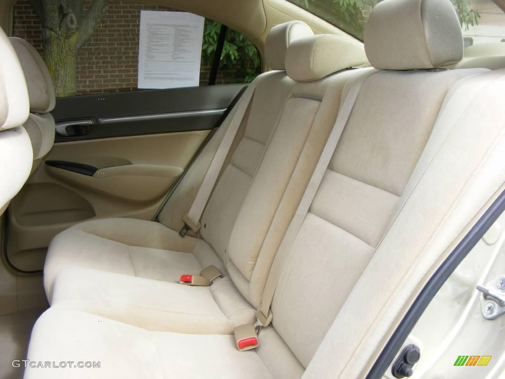 2007 Civic EX Sedan - Borrego Beige Metallic / Ivory photo #7