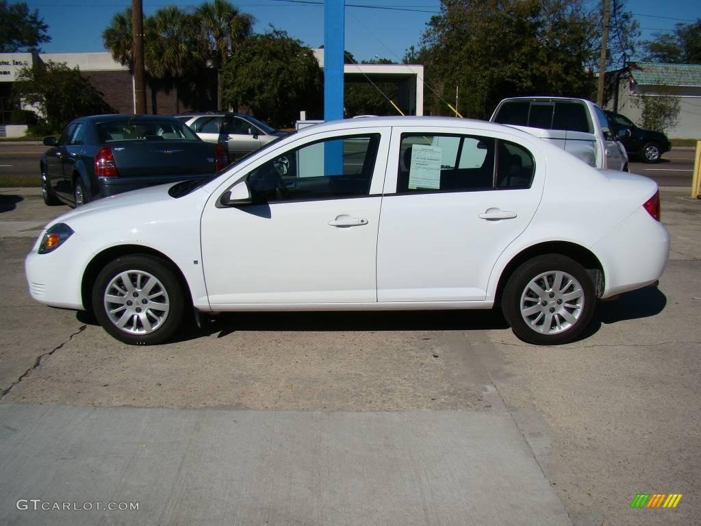 2009 Cobalt LT Sedan - Summit White / Ebony photo #5
