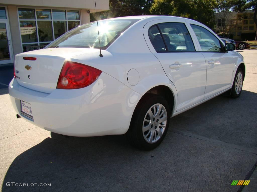 2009 Cobalt LT Sedan - Summit White / Ebony photo #8