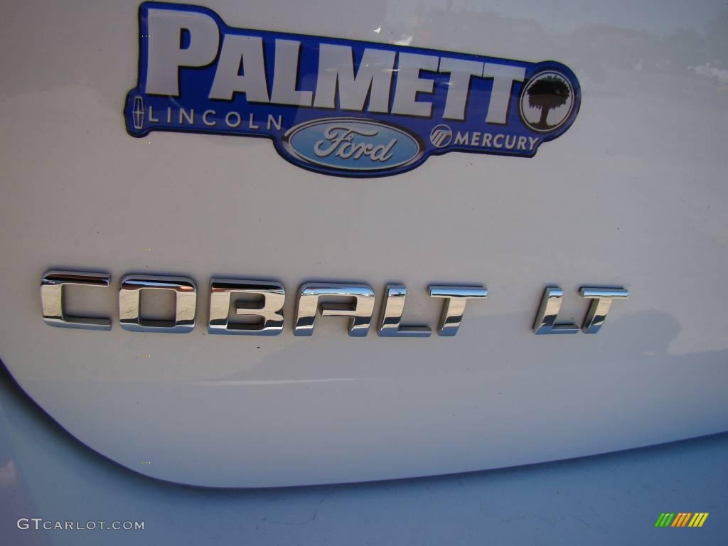 2009 Cobalt LT Sedan - Summit White / Ebony photo #9