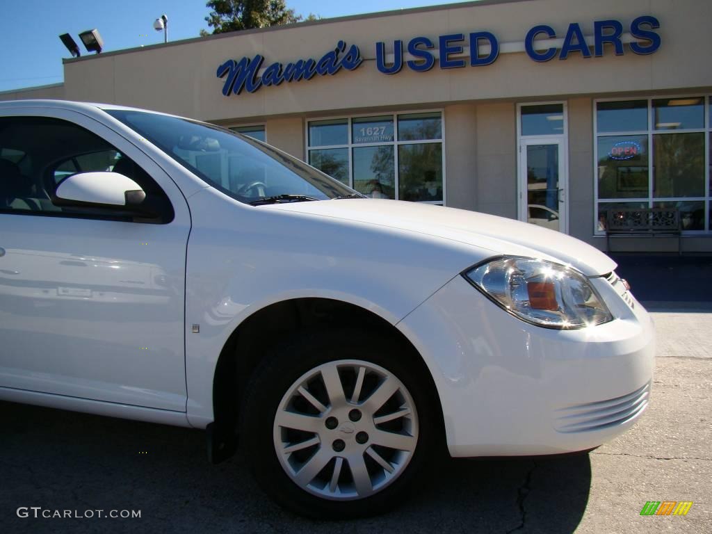 2009 Cobalt LT Sedan - Summit White / Ebony photo #19