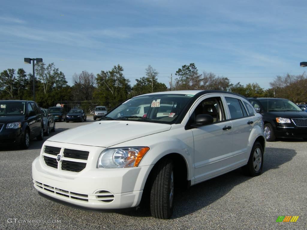 2008 Caliber SE - Stone White / Pastel Pebble Beige photo #1