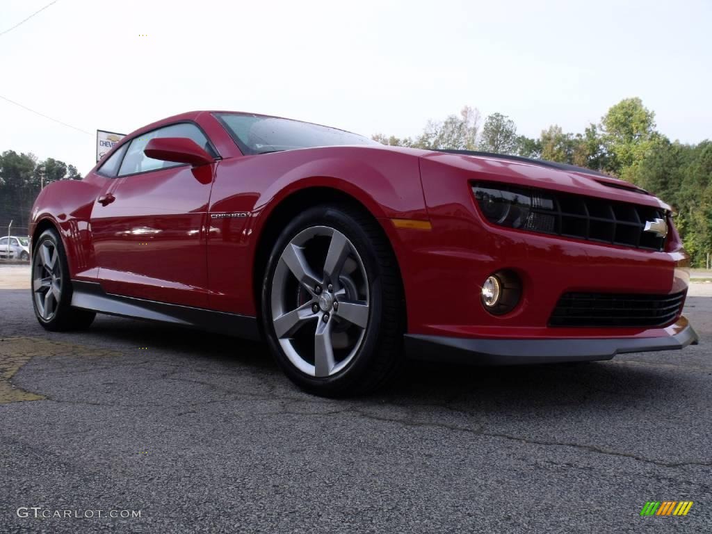 2010 Camaro SS/RS Coupe - Victory Red / Black photo #4