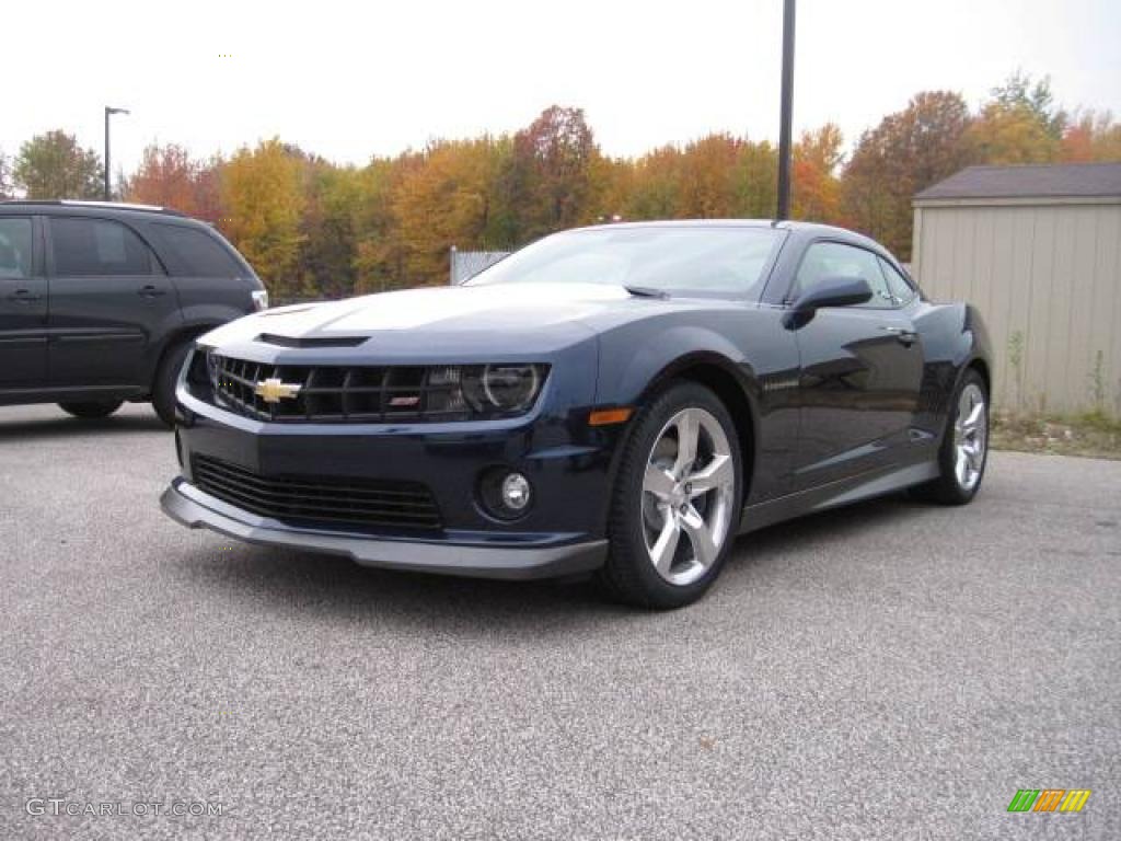 2010 Camaro SS/RS Coupe - Imperial Blue Metallic / Black photo #1