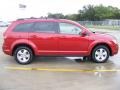 2009 Inferno Red Crystal Pearl Dodge Journey SXT  photo #2