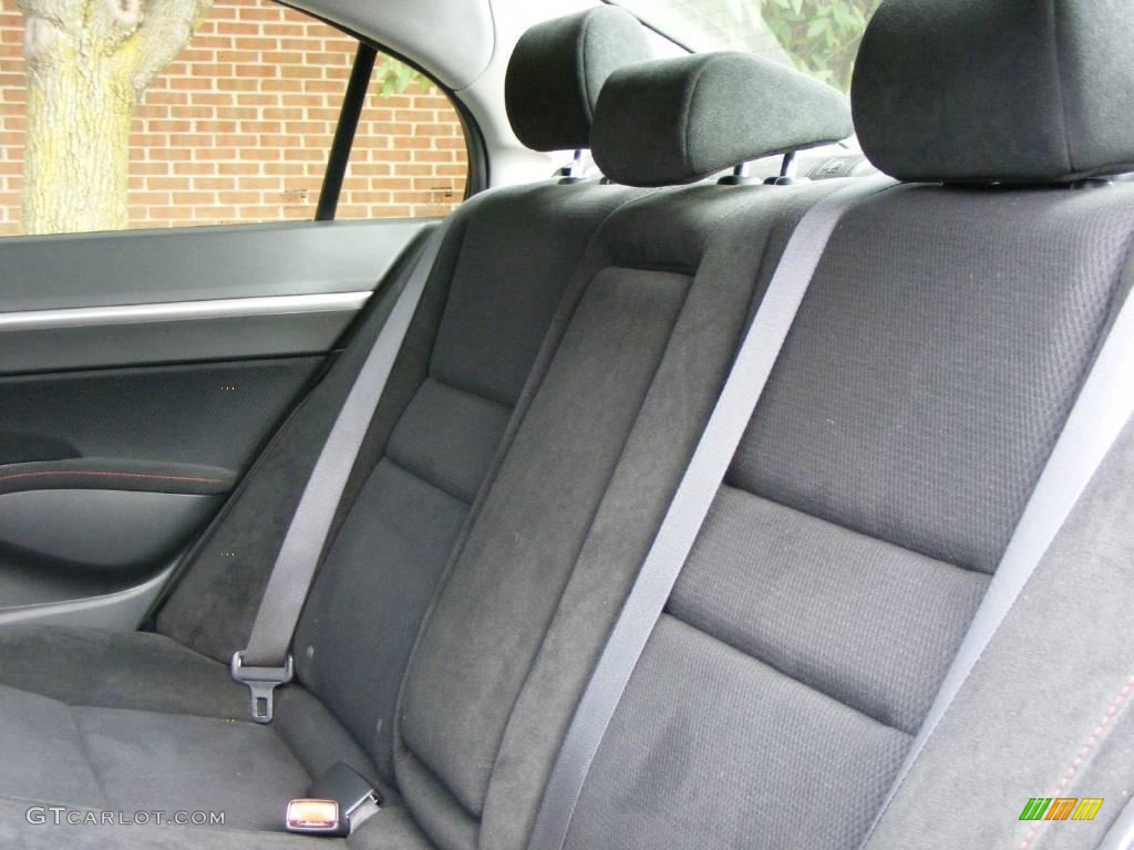 2008 Civic Si Sedan - Fiji Blue Pearl / Black photo #7