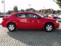 2009 Inferno Red Crystal Pearl Dodge Avenger SE  photo #6