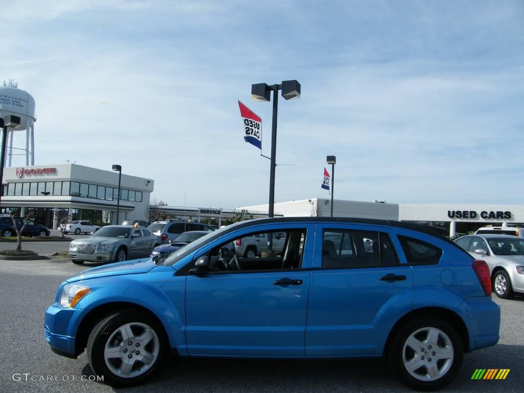 2008 Caliber SXT - Surf Blue Pearl / Dark Slate Gray photo #2