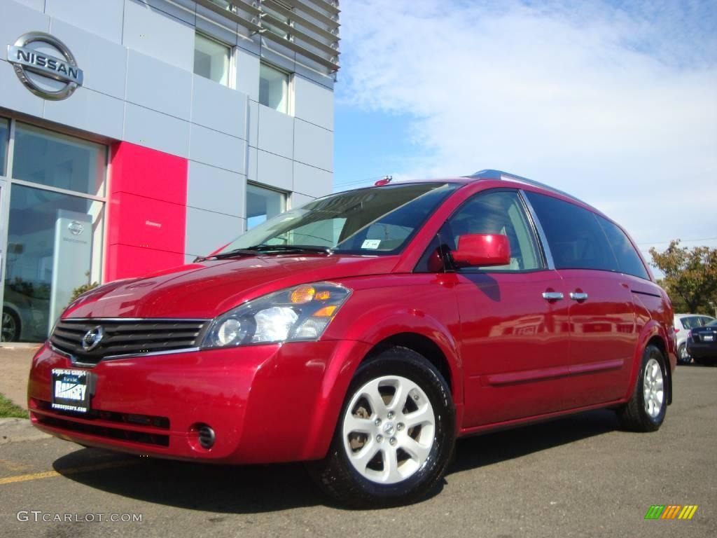 2007 Quest 3.5 SL - Red Brawn Metallic / Gray photo #1