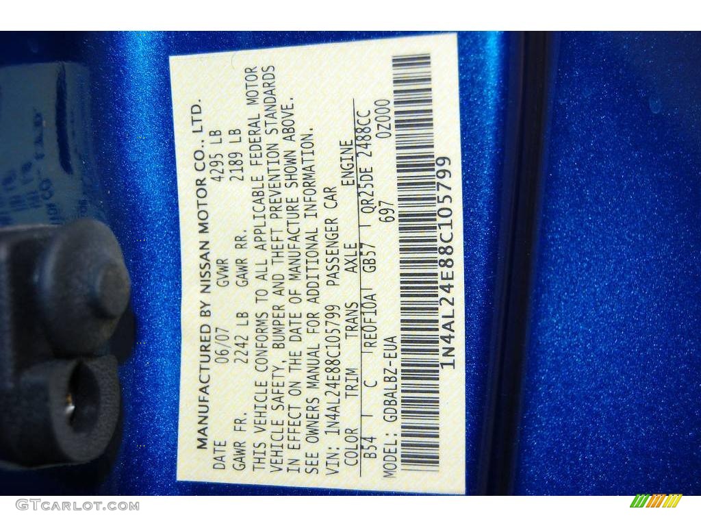 2008 Altima 2.5 S Coupe - Azure Blue Metallic / Blond photo #18