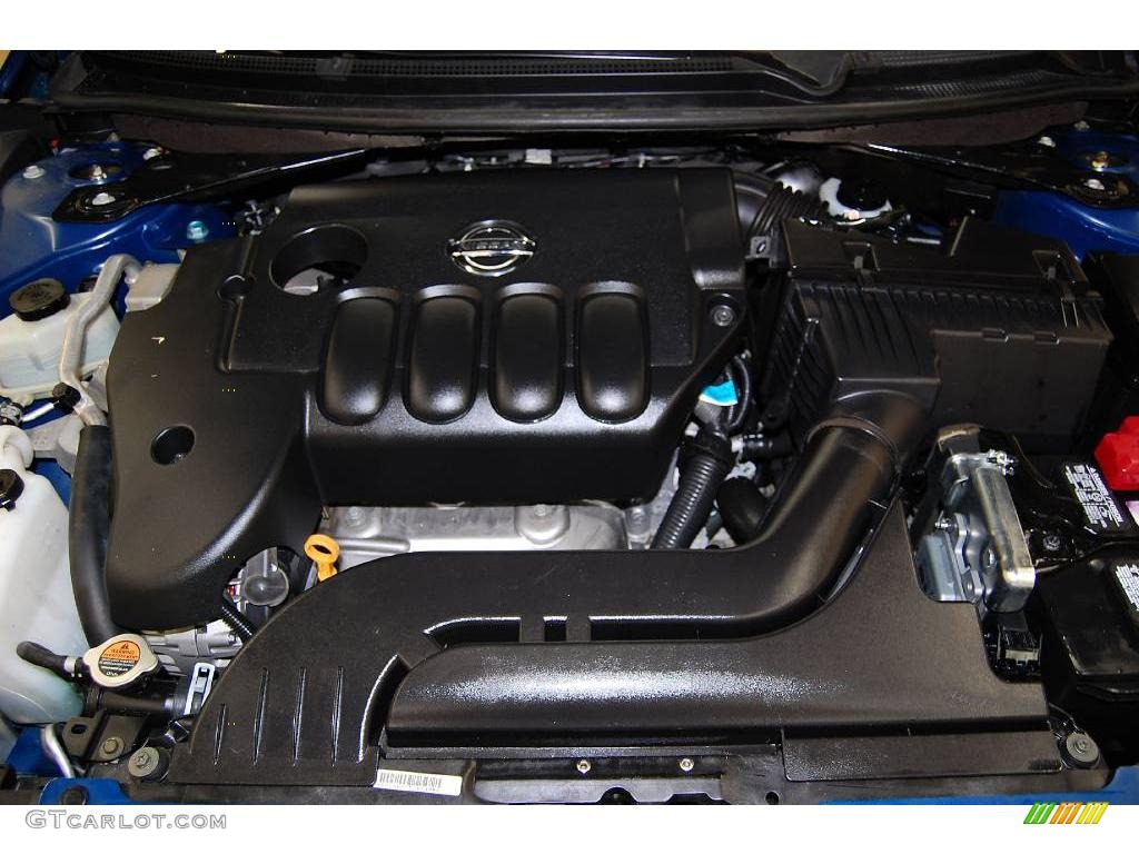 2008 Altima 2.5 S Coupe - Azure Blue Metallic / Blond photo #28
