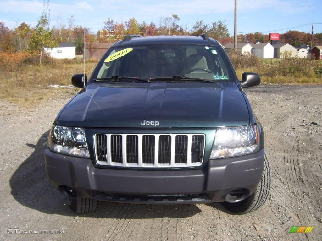 2004 Grand Cherokee Laredo 4x4 - Onyx Green Pearl / Dark Slate Gray photo #2