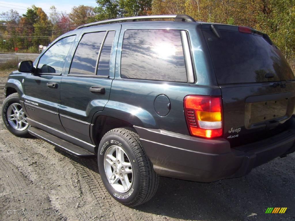 2004 Grand Cherokee Laredo 4x4 - Onyx Green Pearl / Dark Slate Gray photo #5