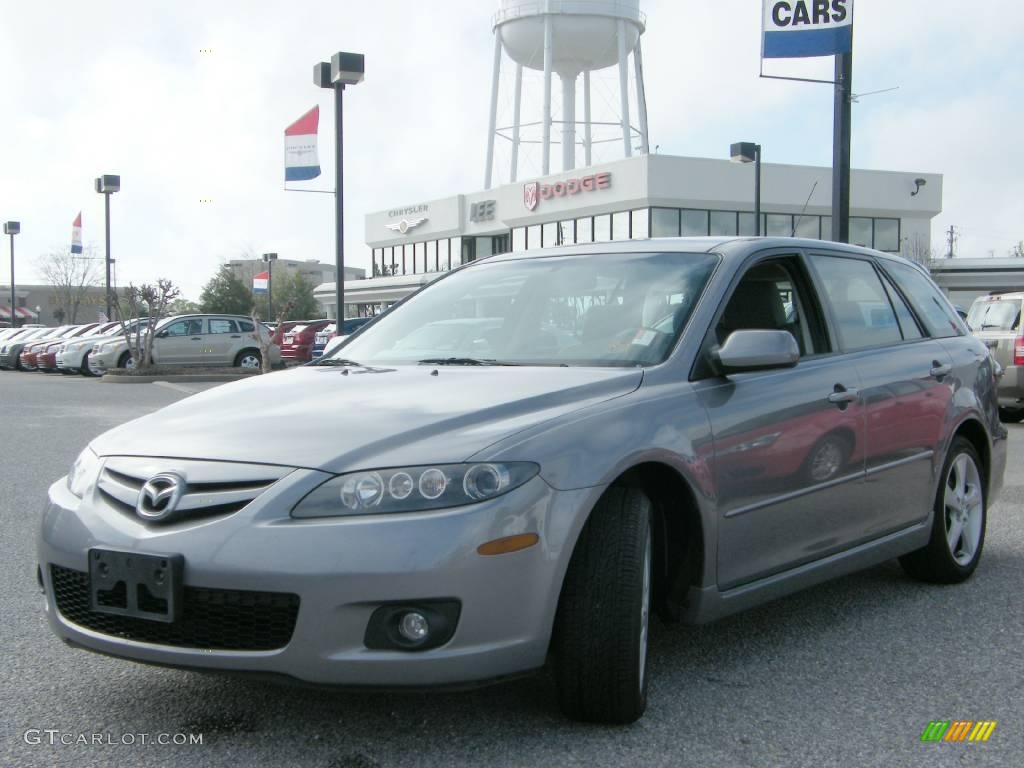 2006 MAZDA6 s Wagon - Tungsten Gray Metallic / Gray photo #1