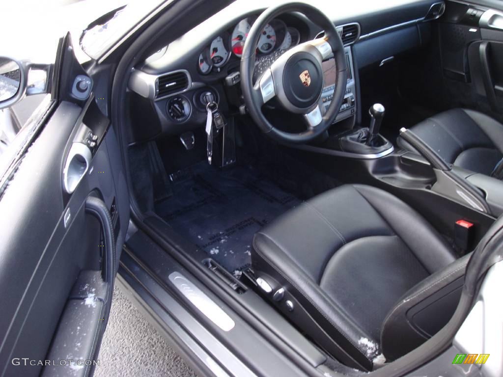 2007 911 Carrera S Coupe - Meteor Grey Metallic / Black photo #7