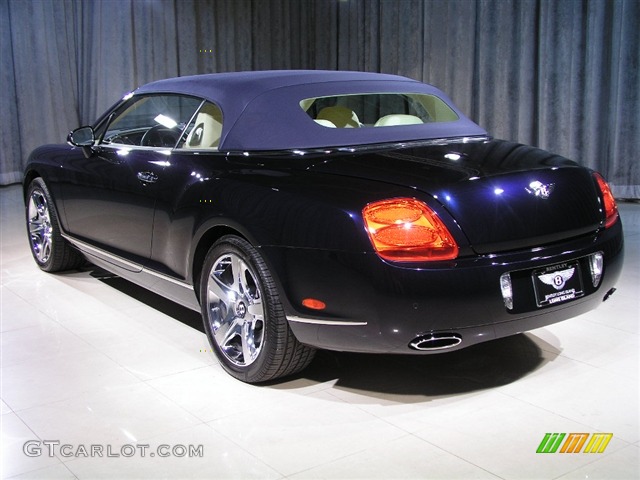 2007 Continental GTC  - Dark Sapphire / Magnolia photo #2