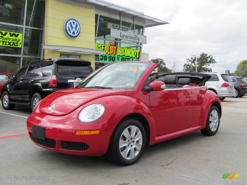 2008 New Beetle S Convertible - Salsa Red / Black photo #1