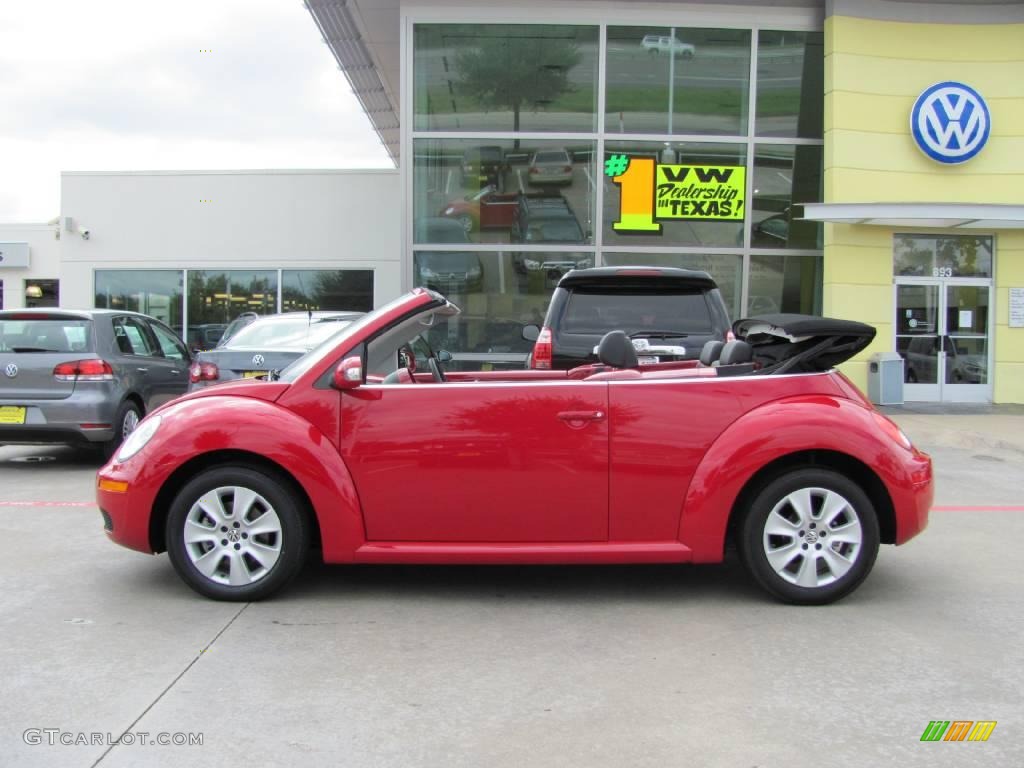 2008 New Beetle S Convertible - Salsa Red / Black photo #2