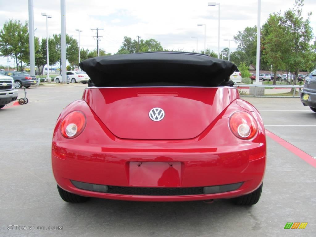 2008 New Beetle S Convertible - Salsa Red / Black photo #4