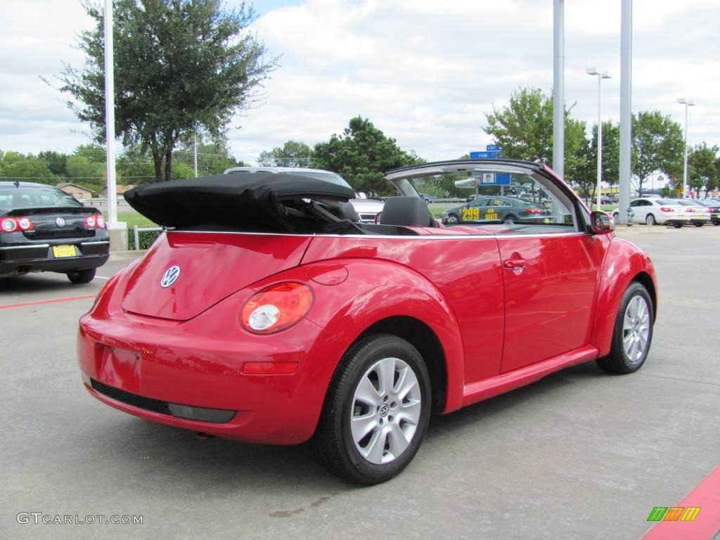 2008 New Beetle S Convertible - Salsa Red / Black photo #5