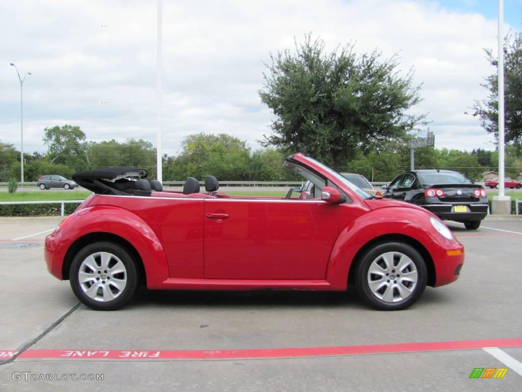 2008 New Beetle S Convertible - Salsa Red / Black photo #6