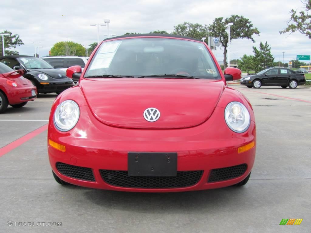 2008 New Beetle S Convertible - Salsa Red / Black photo #8