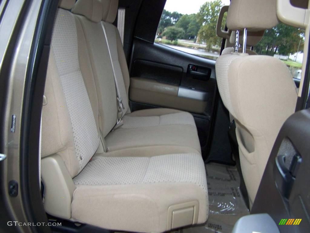 2007 Tundra SR5 Double Cab - Pyrite Mica / Beige photo #34