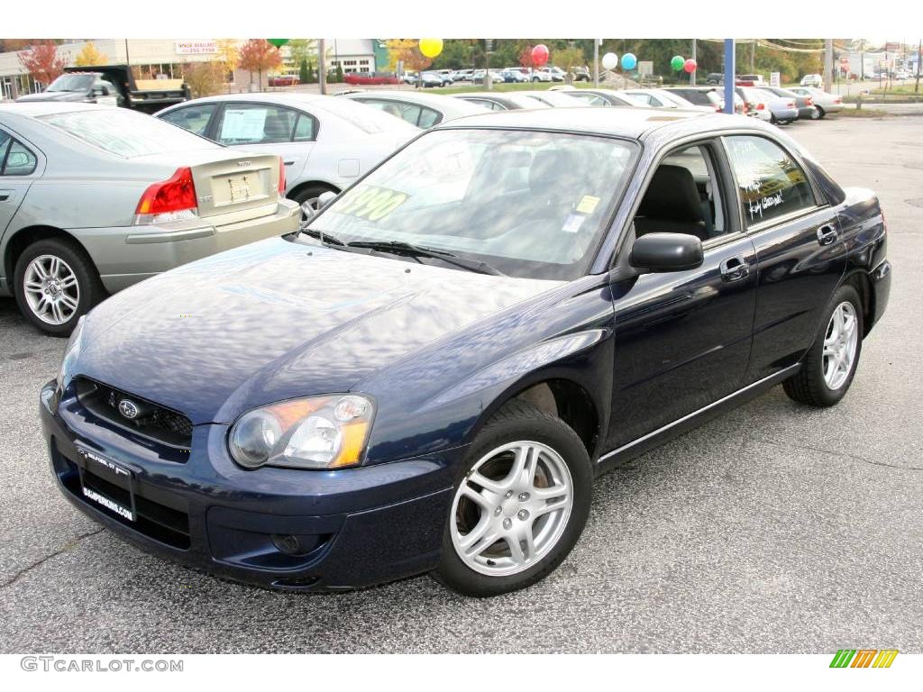 2005 Impreza 2.5 RS Sedan - Regal Blue Pearl / Black photo #1