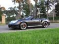 2004 Atlas Grey Metallic Porsche 911 Turbo Cabriolet  photo #2