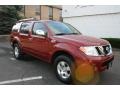 2008 Red Brawn Nissan Pathfinder S 4x4  photo #2