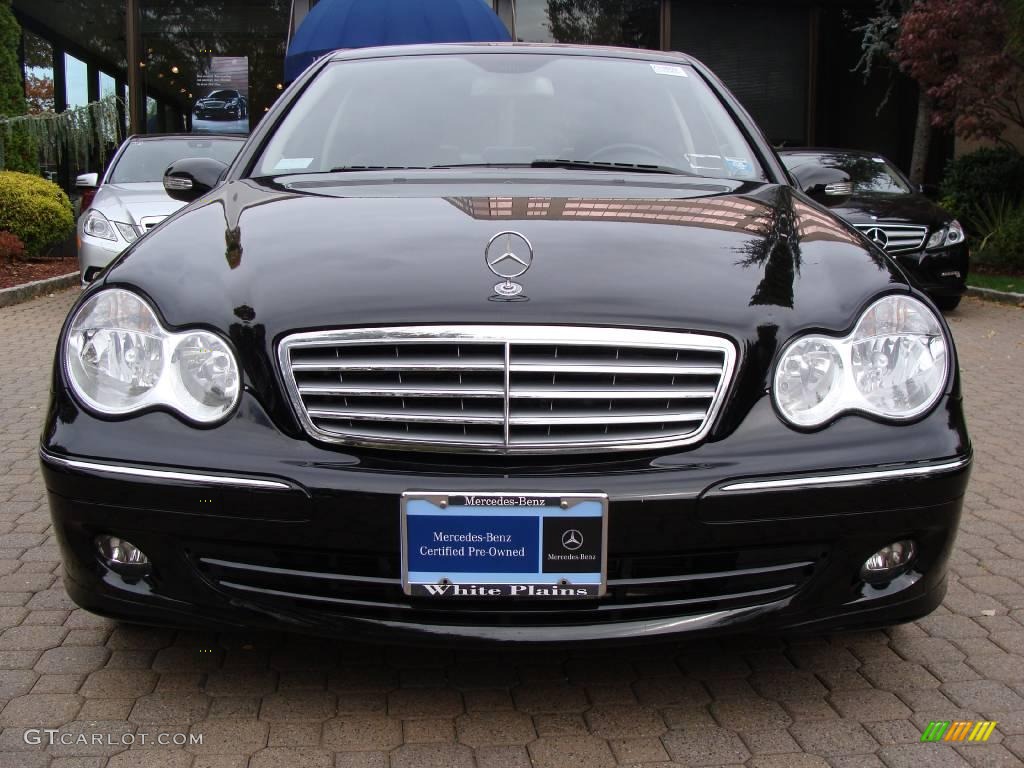2007 C 350 4Matic Luxury - Black / Black photo #2