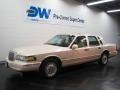 1995 Ivory White Pearl Lincoln Town Car Cartier  photo #2