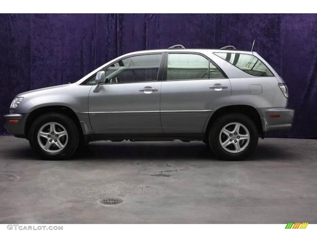 2001 RX 300 - Millennium Silver Metallic / Black photo #2