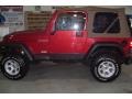 1999 Chili Pepper Red Pearlcoat Jeep Wrangler SE 4x4  photo #3