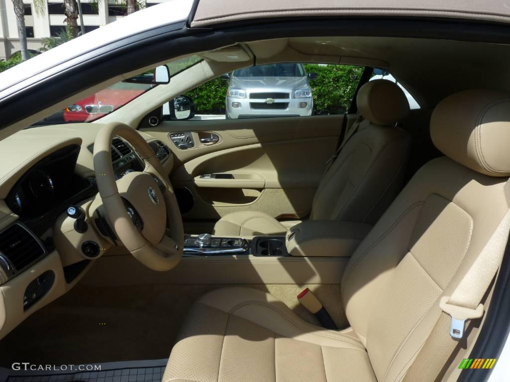 2010 XK XKR Convertible - Porcelain White / Caramel photo #11