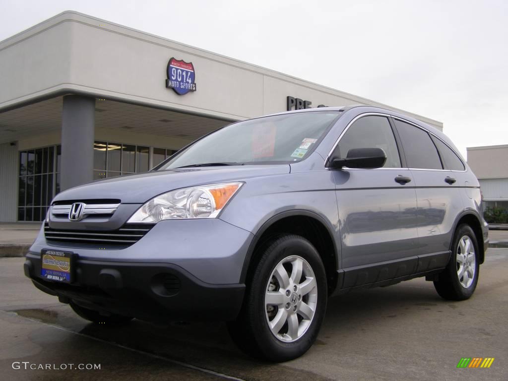 2007 CR-V EX - Glacier Blue Metallic / Gray photo #1