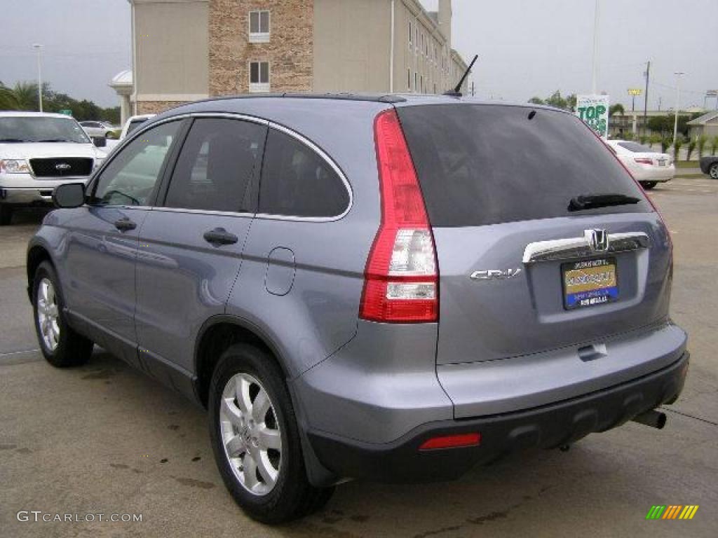 2007 CR-V EX - Glacier Blue Metallic / Gray photo #3