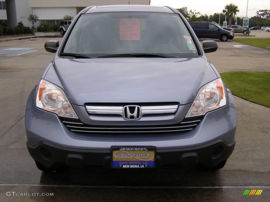 2007 CR-V EX - Glacier Blue Metallic / Gray photo #8