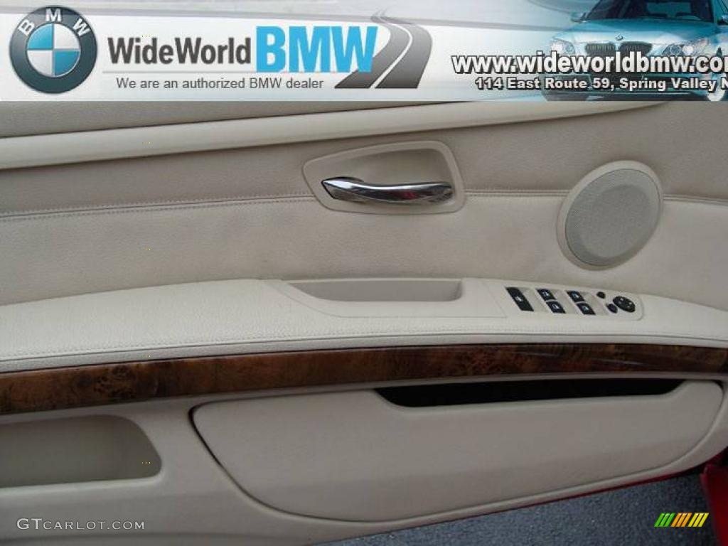2007 3 Series 335i Convertible - Crimson Red / Cream Beige photo #9