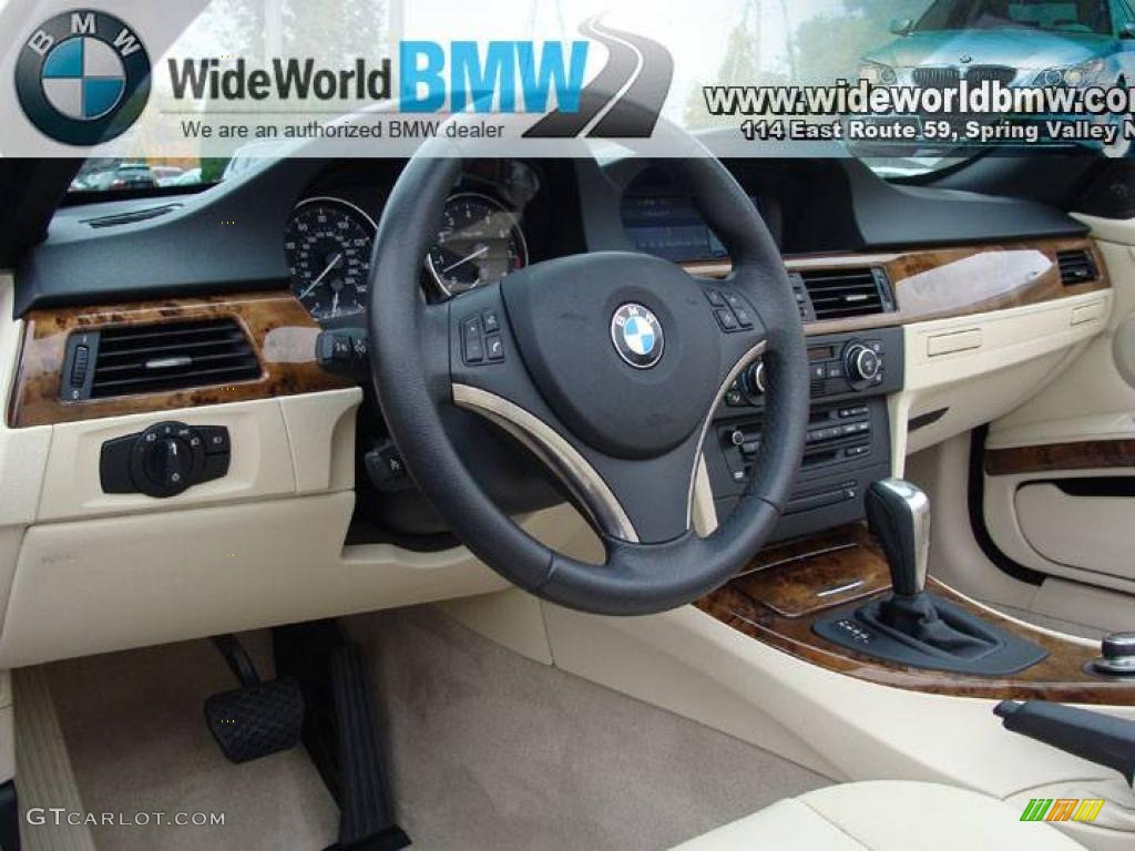 2007 3 Series 335i Convertible - Crimson Red / Cream Beige photo #11