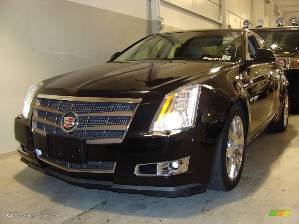 2008 CTS 4 AWD Sedan - Black Raven / Ebony photo #1