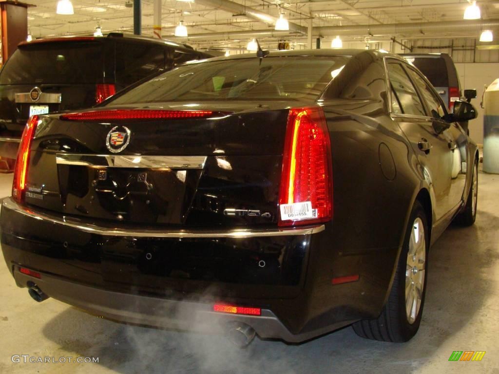 2008 CTS 4 AWD Sedan - Black Raven / Ebony photo #7