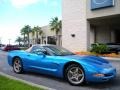 Nassau Blue Metallic - Corvette Convertible Photo No. 4