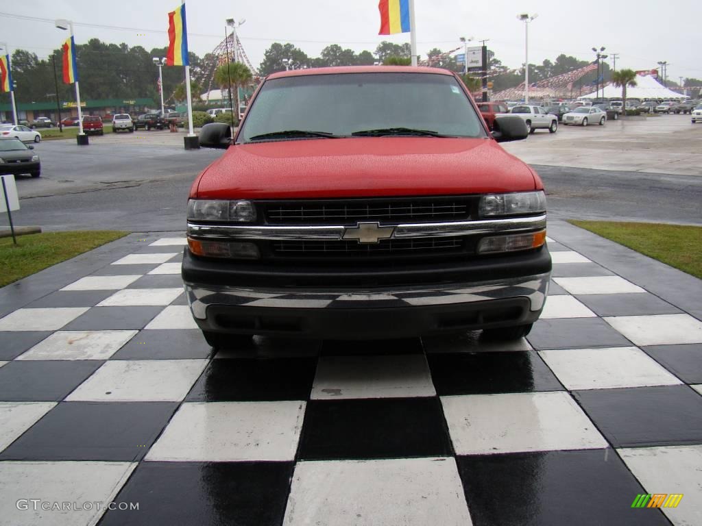 2000 Silverado 1500 Regular Cab - Victory Red / Graphite photo #3